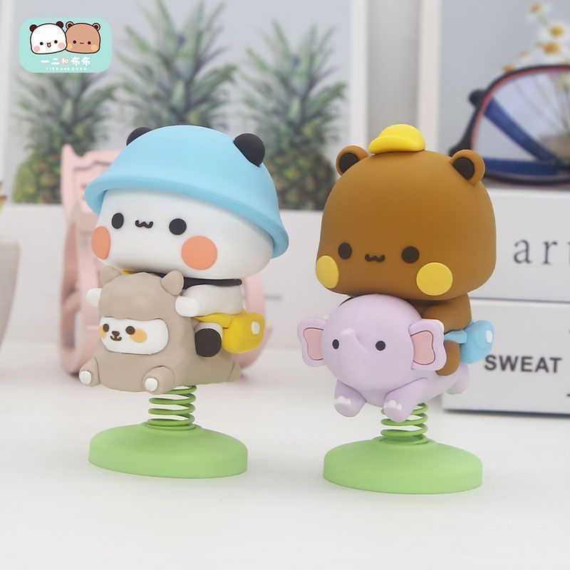 Car Accessories Etsy - Yier Bubu Spring Swing Figurine Cute