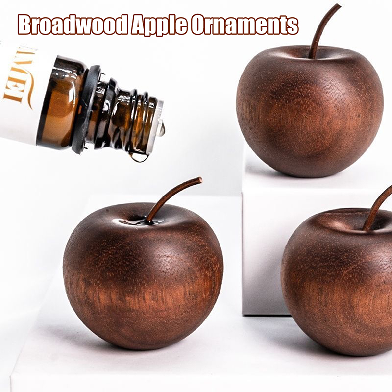 1PCS Of Wooden Apple Shaped Es - Car Fragrance Diffuser ulasan dan harga