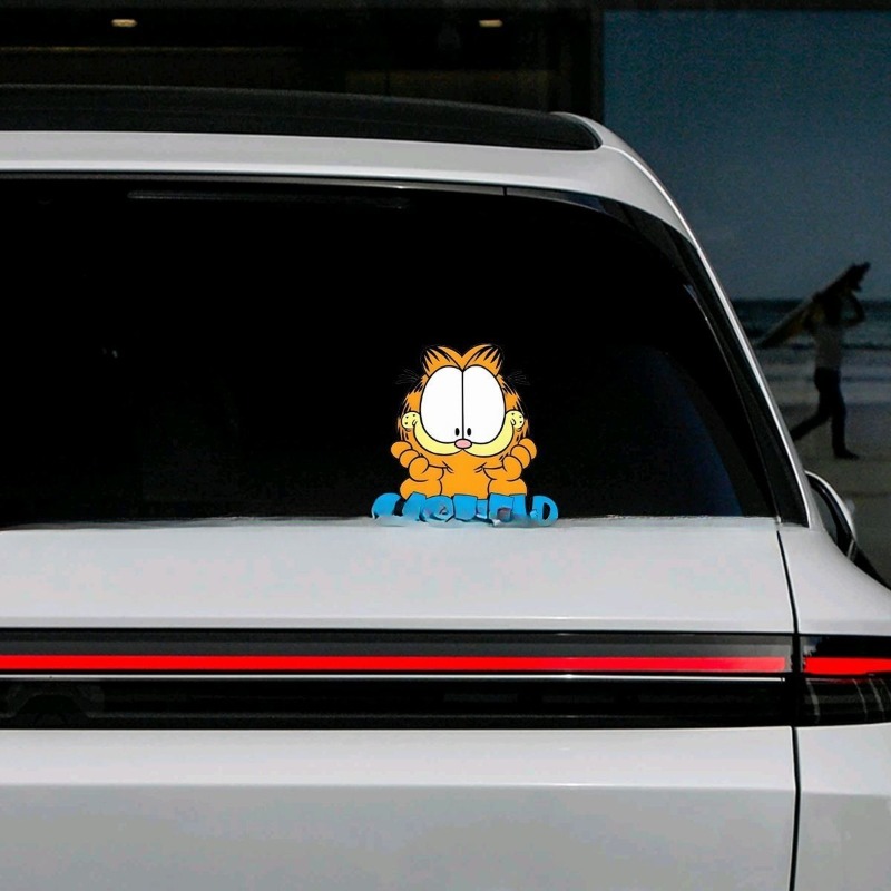 Creative cartoon cute Garfield - Car Accessories Toy ulasan dan harga