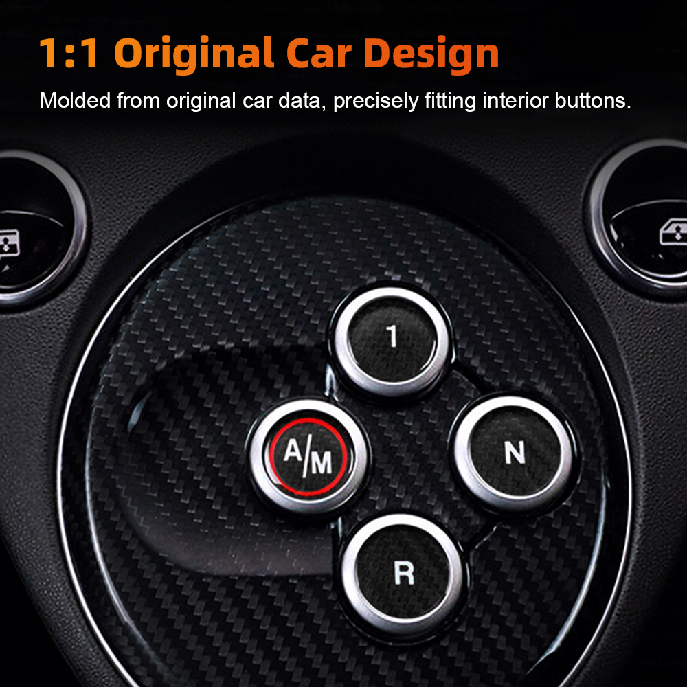 Carbon Fiber Car Gear Shift Bu - Car Accessories Low Price ulasan dan harga