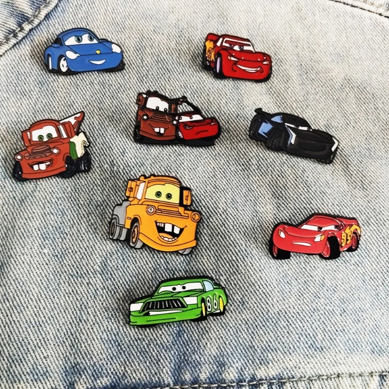 8pcs Set Movie Badge Cute Cart - Car Accessories Toy ulasan dan harga