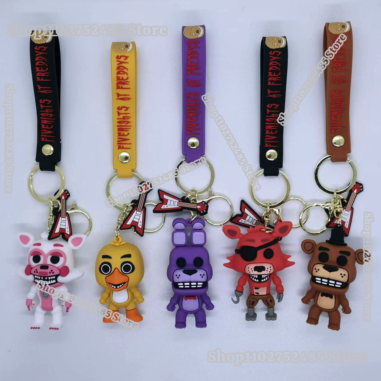 5pcs Cartoon Anime FNAF Figure - Car Accessories Etsy ulasan dan harga