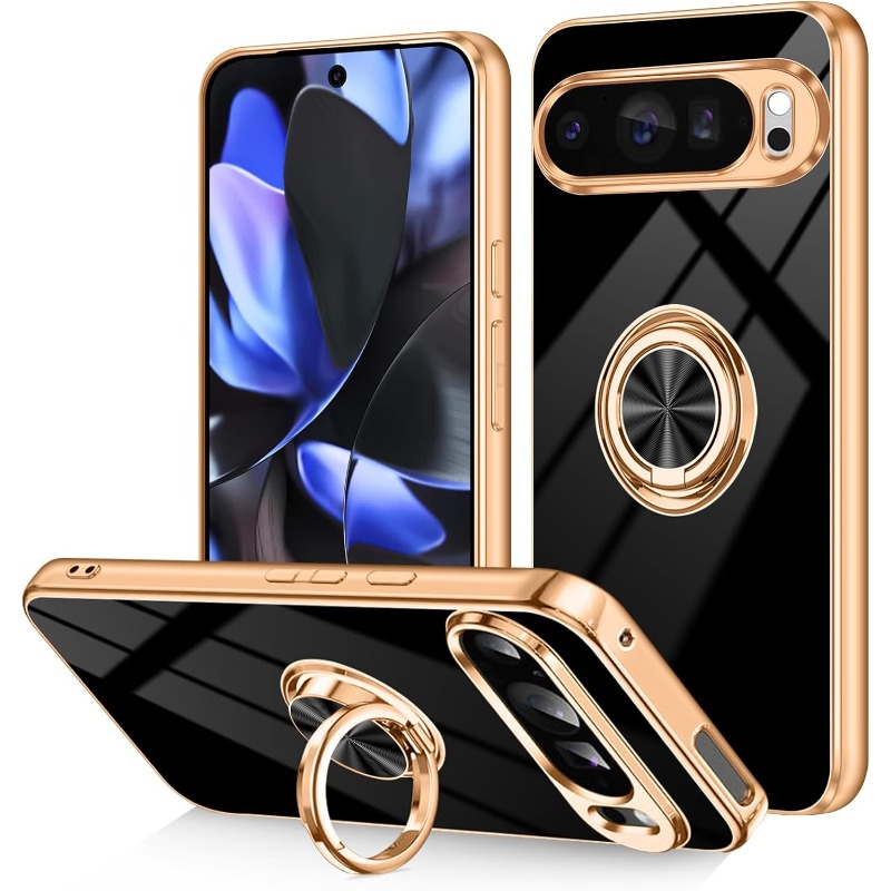 Fashion Slim Soft TPU Gold Pla - Car Phone Holder Magnetic ulasan dan harga