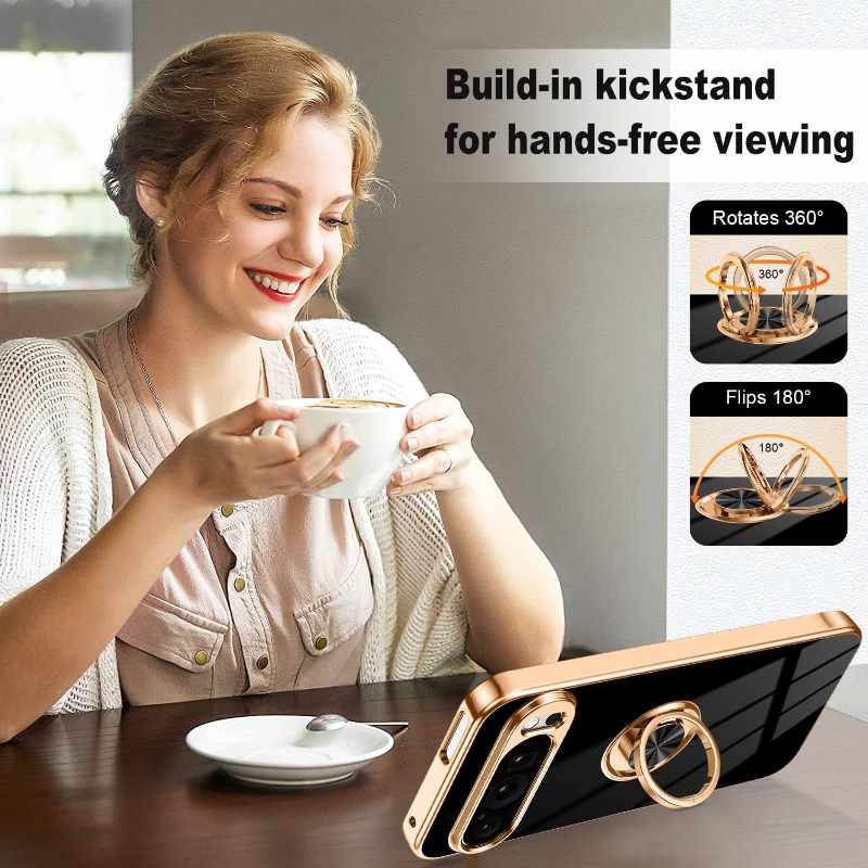 Fashion Slim Soft TPU Gold Pla - Car Phone Holder Magnetic ulasan dan harga