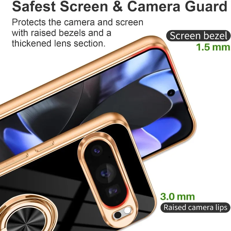 Fashion Slim Soft TPU Gold Pla - Car Phone Holder Magnetic ulasan dan harga