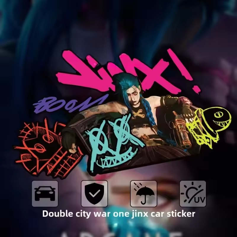 Arcane Jinx Graffiti Reflectiv - Car Accessories Toy ulasan dan harga