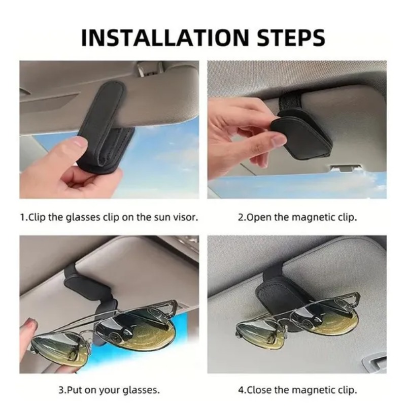 Car Sun Visor Glasses Case Hol - Car Accessories Etsy ulasan dan harga