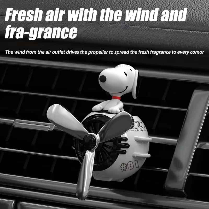 Kawaii Pilot Snoopy Car Aromat - Car Fragrance Diffuser ulasan dan harga
