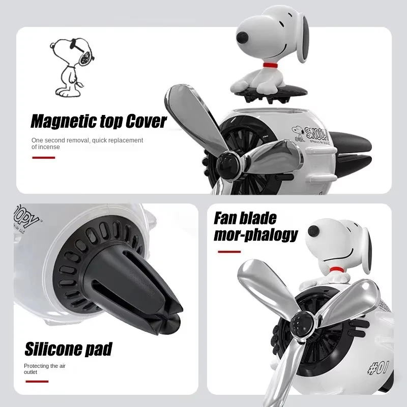Kawaii Pilot Snoopy Car Aromat - Car Fragrance Diffuser ulasan dan harga
