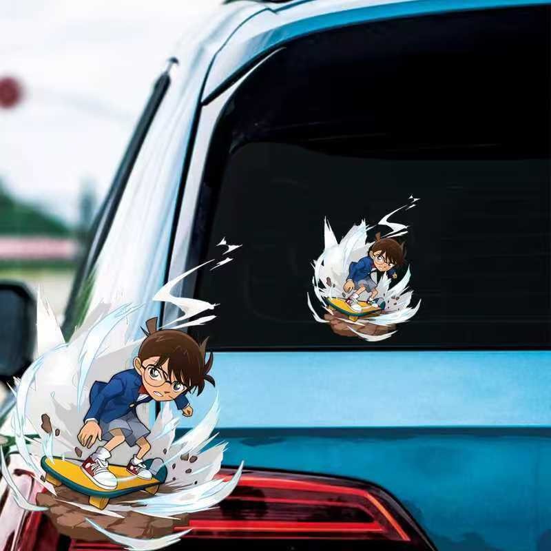 Detective Conan Cartoon Skateb - Car Accessories Toy ulasan dan harga